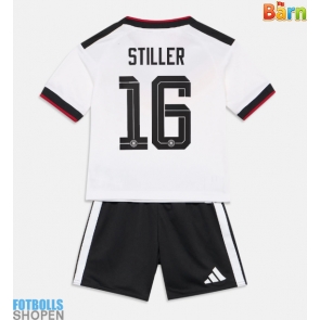 Billiga Tyskland Angelo Stiller #16 Hemmatröja Barn VM 2026 Kortärmad (+ Korta byxor)